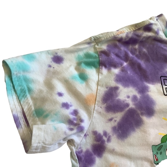 Juniors size XL Pokemon Characters Tie Dye Boxy Cut T-Shirt - Picture 4 of 12